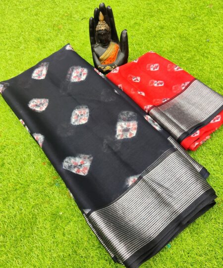 Batik Print Saree